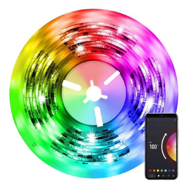 Immax NEO 07790L-LED RGB+CCT LED лента NEO SMART 15W 230V 3m IP65 Wi-Fi Tuya
