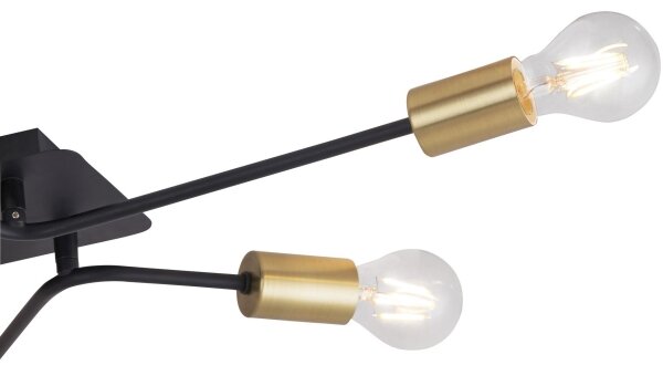 Rabalux 2103 - Полилей повърхностно монтиран LANNY 6xE27/15W/230V