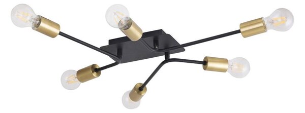 Rabalux 2103 - Полилей повърхностно монтиран LANNY 6xE27/15W/230V