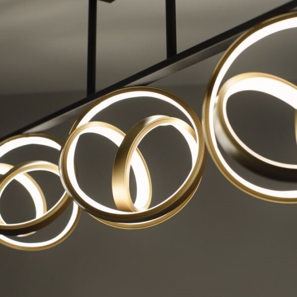 JUST LIGHT. 6245-18 - LED Полилей за повърхностен монтаж LOOP 3xLED/11W/230V 2700-5000K + д.у