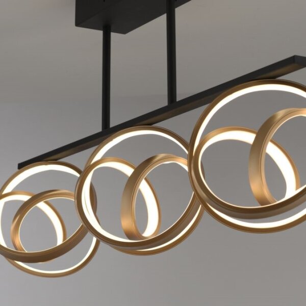 JUST LIGHT. 6245-18 - LED Полилей за повърхностен монтаж LOOP 3xLED/11W/230V 2700-5000K + д.у