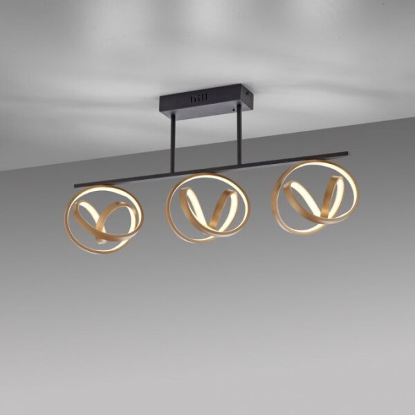 JUST LIGHT. 6245-18 - LED Полилей за повърхностен монтаж LOOP 3xLED/11W/230V 2700-5000K + д.у