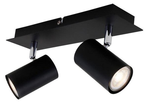 Briloner 2857-025 - Спот SPOT 2xGU10/40W/230V черен