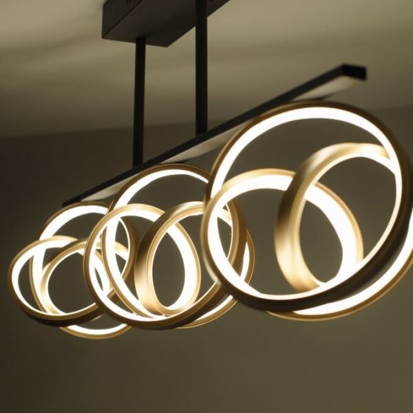 JUST LIGHT. 6245-18 - LED Полилей за повърхностен монтаж LOOP 3xLED/11W/230V 2700-5000K + д.у