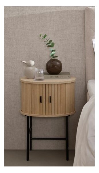 Нощно шкафче в естествен цвят Nola – Unique Furniture