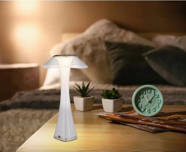 Globo 21025C-LED Димируема акумулаторна настолна лампа AMBRA LED/2,5W/3,7V 2700K/4500K/6500K бял