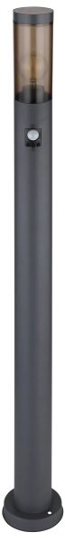 Globo 3159SAS - Екстериорна лампа със сензор BOSTON 1xE27/15W/230V IP44 110 см черен