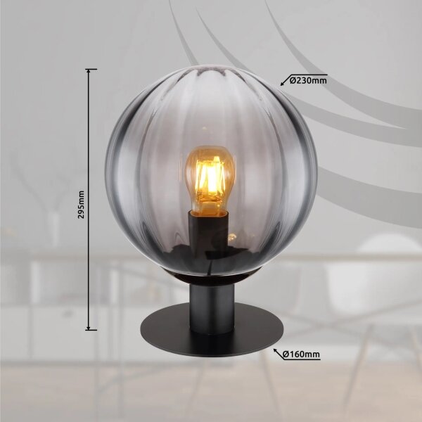 Globo 15216T - Настолна лампа DALLERTA 1xE27/12W/230V