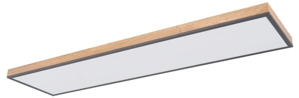 Globo 416080WD5-CCT - димируема таванна LED лампа DORO LED/36W/230V 2700-6500K + дистанционно, кафява