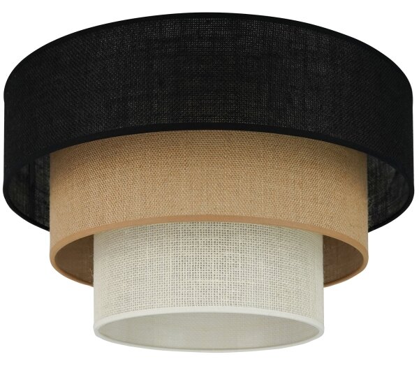 Brilagi - таванно осветително тяло ASPEN LUNETA 1xE27/15W/230V Ø45 черно/беж/кре