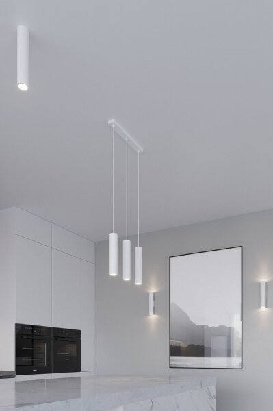 Sollux SL.0323 - Пендел LAGOS 1 1xGU10/10W/230V бял
