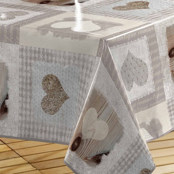 Измиваема покривка за маса от PVC 140x240 cm Cosy Coeur – douceur d'intérieur