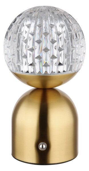 Globo 21007M-LED Димируема сензорна настолна лампа JULSY LED/2,5W/3,7V 2700/4000/6500K месинг
