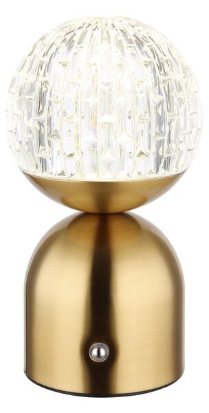 Globo 21007M-LED Димируема сензорна настолна лампа JULSY LED/2,5W/3,7V 2700/4000/6500K месинг