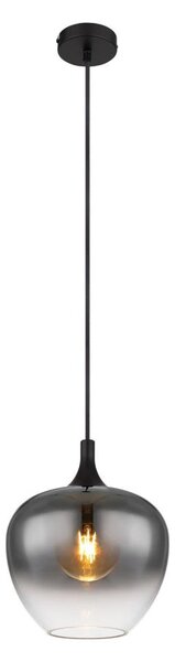 Globo 15548H - Пендел MAXY 1xE27/40W/230V Ø 24 см черен