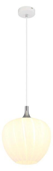 Globo 15548H1W - Пендел MAXY 1xE27/60W/230V Ø 29 см бял