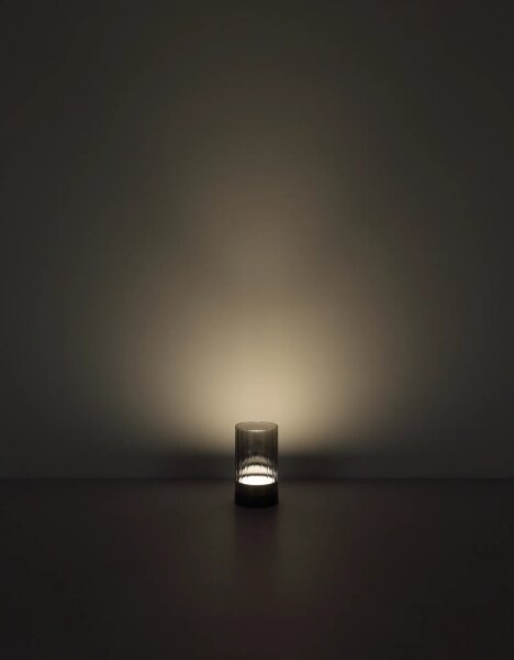 Globo 21012S -LED Екстериорна настолна лампа PIXY LED/2W/3,7V 2700/4000/6500K IP44 сив