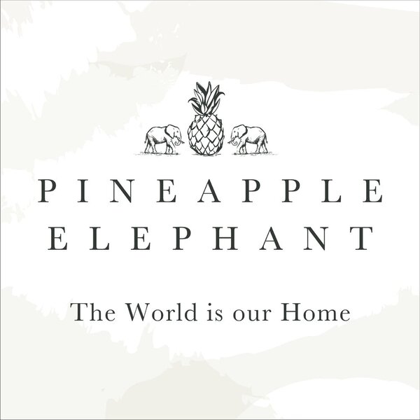 Сини пердета в комплект от 2 бр. 168x229 cm Suri Geo – Pineapple Elephant