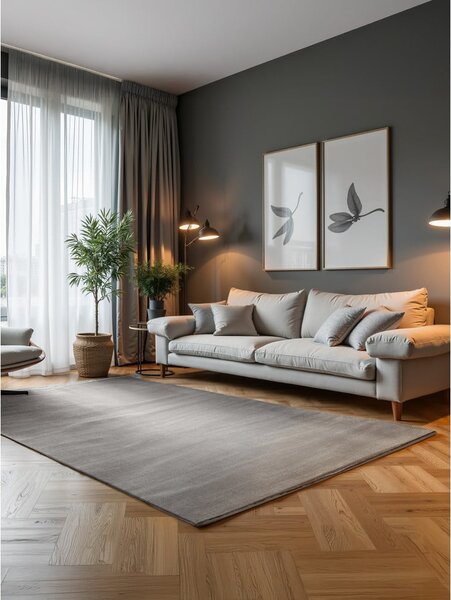 Сиво-кремав килим 120x170 cm Perles Dolomite – Elle Decoration