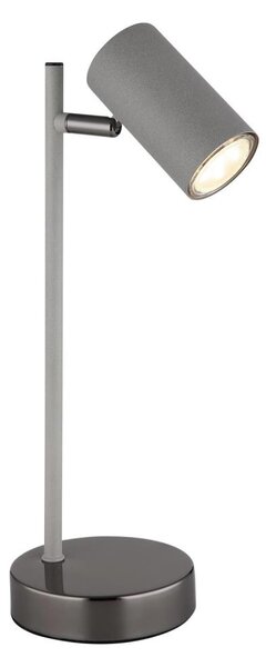Globo 57911TS - Настолна лампа ROBBY 1xGU10/5W/230V сив/антрацит