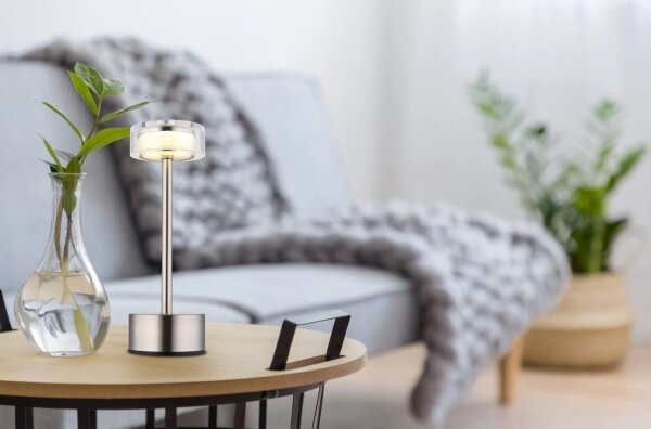 Globo 21026N - LED Димируема настолна лампа SHIRA LED/2,5W/3,7V 2700/4000/6500K матов