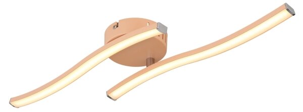Globo 67178P - LED Полилей за повърхностен монтаж TYLER LED/12W/230V 3000K оранжев