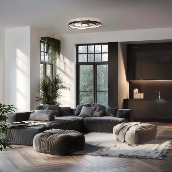 Brilagi - Димируемо LED таванно осветително тяло VELO LED/52W/230V 3000/4000/6000K +ДУ