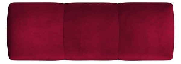 Червен кадифен подлакътник за модулен диван Rome Velvet - Cosmopolitan Design