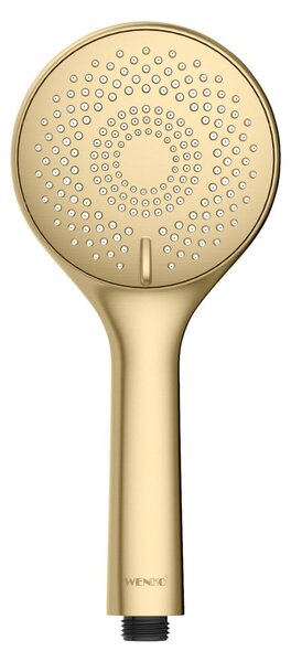 Матово златиста пластмасова икономична душ глава ø 11 cm Watersaving System – Wenko