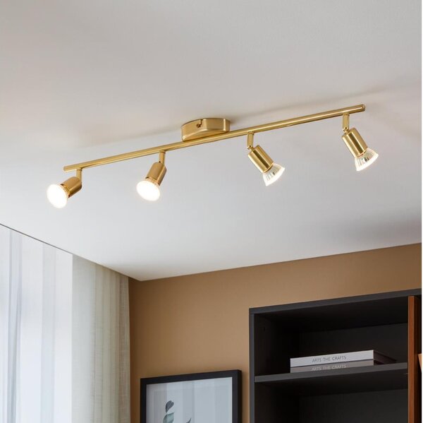 Eglo 33187 - LED Спот BUZZ-LED 4xGU10/2,8W/230V 3000K златист
