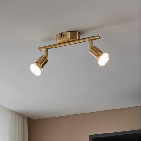 Eglo 33185 - LED Спот BUZZ-LED 2xGU10/2,8W/230V 3000K златист