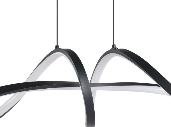 Eglo 901159 - LED RGBW Димируем пендел CALAROSSA-Z LED/22W/230V черен