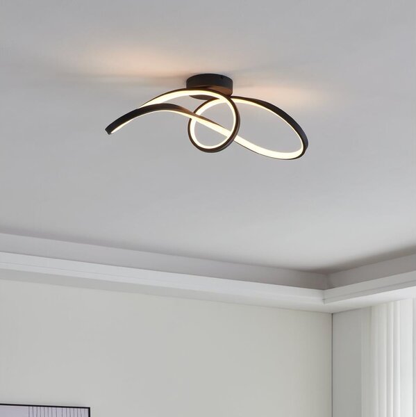 Eglo 901158-LED RGBW Димируем плафон CALAROSSA-Z LED/22W/230V черен