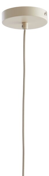 Бежово висящо осветително тяло с текстилен абажур ø 28 cm Itela – Light & Living