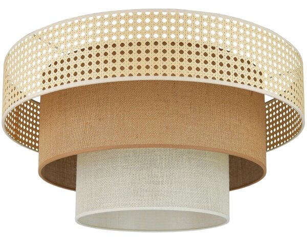 Brilagi таванно осветително тяло CEDAR LUNETA 1xE27/15W/230V пр. 45 ратан/кафяво