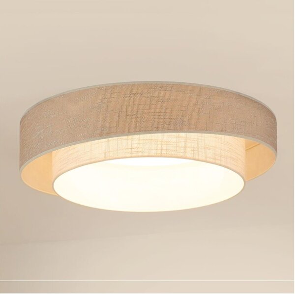 Brilagi - LED Плафониера DOVER SHINE LED/26W/230V Ø 60 см сив/кремав
