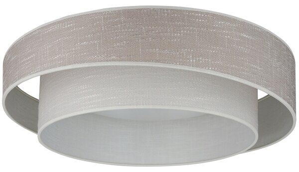 Brilagi - LED Плафониера DOVER SHINE LED/26W/230V Ø 60 см сив/кремав
