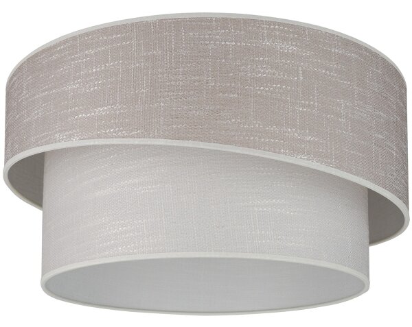 Brilagi - Плафон DOVER SHINE 1xE27/15W/230V Ø 50 см сив/кремав