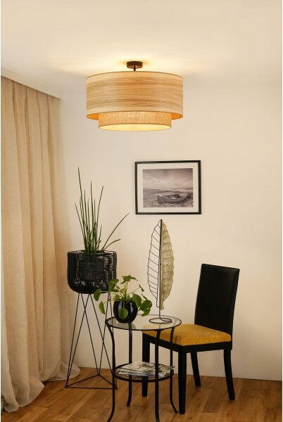 Brilagi - Плафон MONTANA BOHO 1xE27/15W/230V, Ø 60 см, кафяв