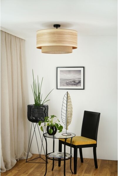 Brilagi - Плафон MONTANA BOHO 1xE27/15W/230V, Ø 60 см, кафяв
