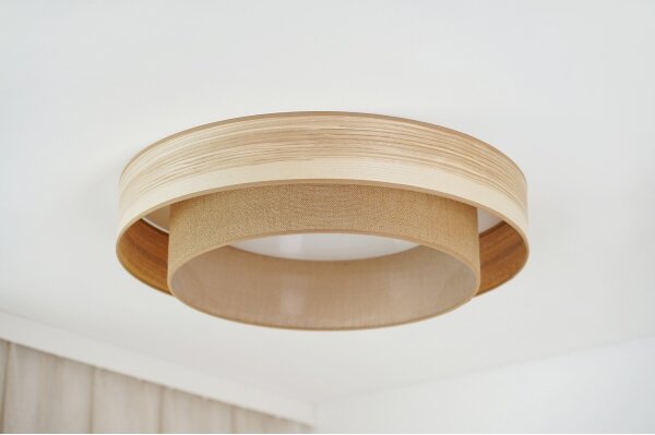 Brilagi - LED таванно осветление MONTANA BOHO LED/26W/230V пр. 60 см кафяво