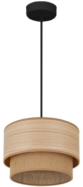 Brilagi - Полилей Montana Boho 1xE27/15W/230V, Ø 25 см, кафяв/черен