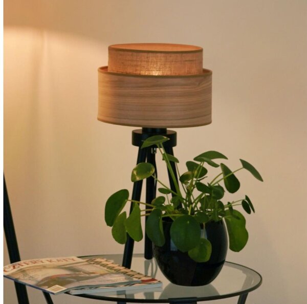 Brilagi - Настолна лампа MONTANA BOHO 1xE27/15W/230V кафяво/черно