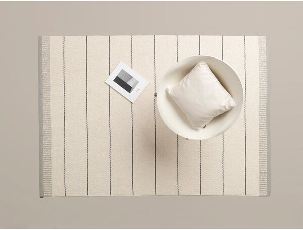 Светлосива и кремава пътека за открито и закрито 60x200 cm Belle Warm Grey – Pappelina