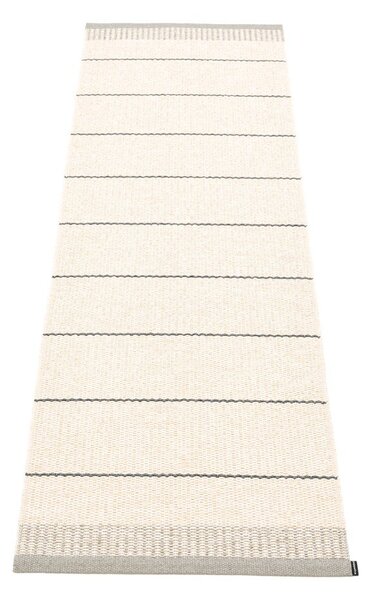 Светлосива и кремава пътека за открито и закрито 60x200 cm Belle Warm Grey – Pappelina