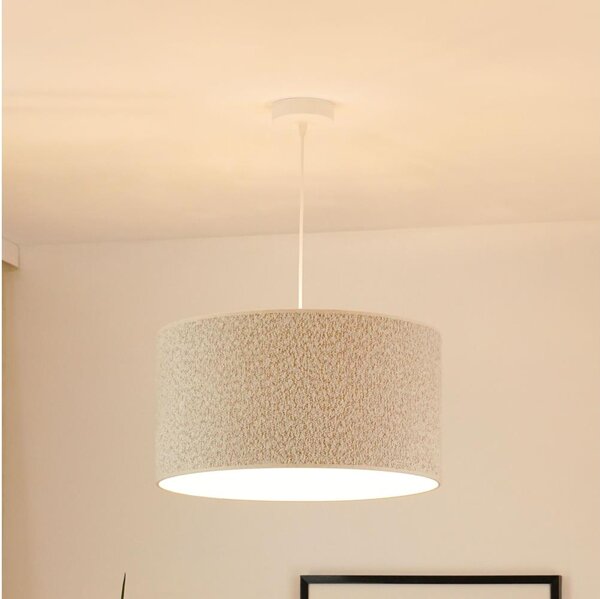 Brilagi - Пендел BOUCLE ROLLER 1xE27/15W/230V Ø 45 см кремав