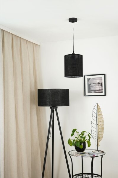 Brilagi - Полилей TUBES 1xE27/15W/230V, Ø 20 см, черен