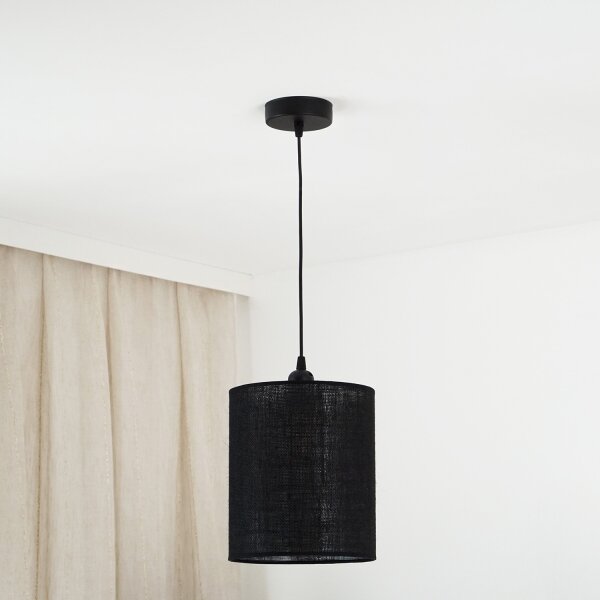 Brilagi - Полилей TUBES 1xE27/15W/230V, Ø 20 см, черен