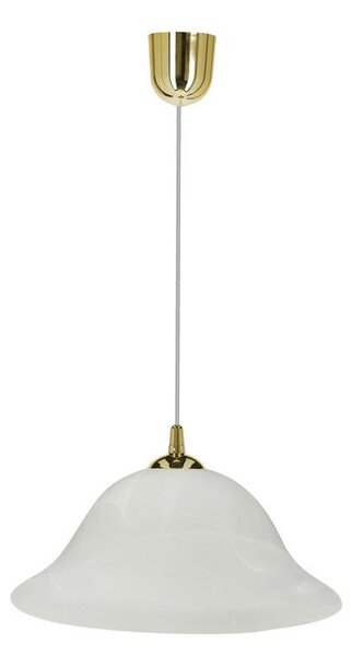 Пендел VERA 1xE27/60W/230V златист/бял