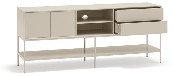 Кремава маса за телевизор 175x74x45 cm Platt – Teulat